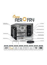 micro- onde air frayer grill black deker MZAF2910-B5 – Image 2