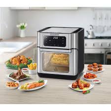 friteuse airfryer & four Black & Decker 12L inox ,AOF100-B5 – Image 2