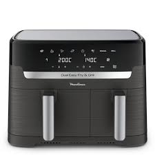 friteuse Moulinex  sans huile Dual Easy Fry & Grill 8.3 L-2700W , EZ905B20